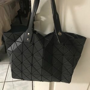 Issey miyake inspired bao purse